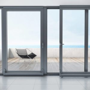 Портальная алюминиевая дверь GFTD559